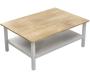 Table basse en aggloméré Frannie