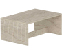 Table basse en aggloméré Lenna