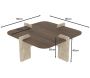 Table basse en aggloméré Poalla - ASI-2769