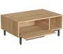 Table basse en aggloméré et effet cannage Only - 139