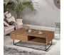 Table basse en aggloméré et métal Dale - HANAH HOME