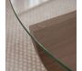 Table basse en aggloméré et verre trempé Liya - 6