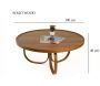 Table basse en bois Jupiter - ASI-2712