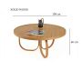 Table basse en bois Jupiter - ASI-2711