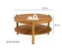 Table basse en bois Monza - ASI-2706
