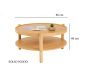 Table basse en bois Monza - ASI-2705