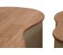 Table basse en bois d'hévéa Frankfurt (Set de 2) - 8