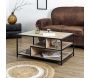 Table basse en bois et métal Edison - THE HOME DECO FACTORY