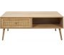 Table basse en bois 1 tiroir Bali - 119