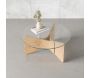 Table basse en bois et verre Madera - 7