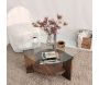 Table basse en bois et verre Mondo - 5