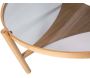 Table basse en bois et verre trempé Clover - 5