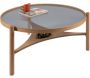 Table basse en bois et verre trempé Clover - HANAH HOME