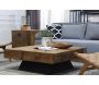 Table basse carrée en pin recyclé REWOOD - AUBRY GASPARD