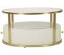 Table basse effet matelassé avec tiroir Sharon 75 x 40 cm - 329