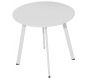 Table basse de jardin en acier Massai 40 cm