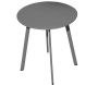 Table basse de jardin en acier Massai 45 cm