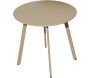 Table basse de jardin en acier Massai 40 cm