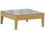 Table basse de jardin en aluminium et céramique Welcome