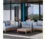 Table basse de jardin en aluminium et céramique Welcome - Océo by Proloisirs