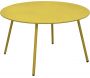 Table basse jardin ronde en acier Rio 70 cm