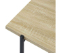 Table basse en mdf et métal Loka - 32,90