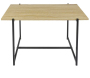 Table basse en mdf et métal Loka - CMP-5305