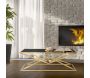 Table basse en métal Piramid 110 x 60 x 45 cm - MAURO FERRETTI
