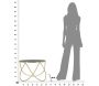 Table basse en métal Ring 60 x 45 cm - MAU-0387