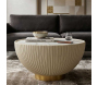 Table basse en métal et céramique Elge 71 x 38 cm - MAURO FERRETTI
