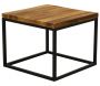 Tables basses modulables en bois recyclé et métal LOFT (Lot de 3) - 609