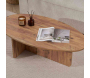 Table basse ovale en aggloméré Orba - 99,90