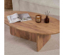 Table basse ovale en aggloméré Orba - 5