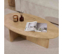 Table basse ovale en aggloméré Orba - 99,90