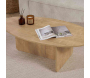 Table basse ovale en aggloméré Orba - 5