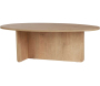 Table basse ovale en aggloméré Orba