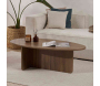 Table basse ovale en aggloméré Orba - HANAH HOME