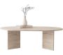 Table basse ovale en aggloméré Oscar - HANAH HOME