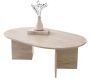 Table basse ovale en aggloméré Oscar - ASI-1959