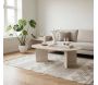 Table basse ovale en aggloméré Oscar - HANAH HOME