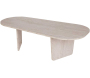 Table basse ovale en aggloméré Ovalis - 109