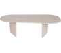 Table basse ovale en aggloméré Ovalis