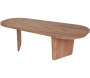 Table basse ovale en aggloméré Ovalis - 109