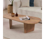 Table basse ovale en aggloméré Ovalis - HANAH HOME