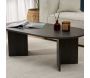 Table basse ovale en aggloméré Sable - 89,90