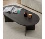 Table basse ovale en aggloméré Sable - 5