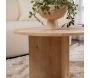 Table basse ovale en aggloméré Sable - 6