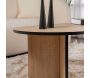 Table basse ovale en aggloméré Sable - 6