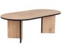 Table basse ovale en aggloméré Sable