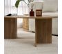 Table basse ovale en aggloméré Sable - 89,90